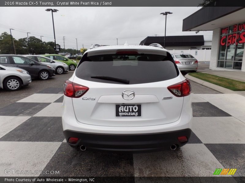 Crystal White Pearl Mica / Sand 2016 Mazda CX-5 Touring