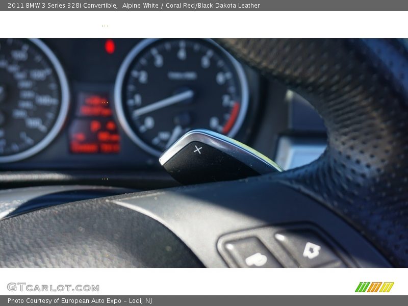 Alpine White / Coral Red/Black Dakota Leather 2011 BMW 3 Series 328i Convertible