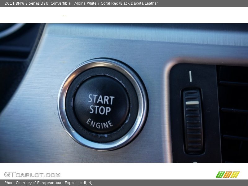 Alpine White / Coral Red/Black Dakota Leather 2011 BMW 3 Series 328i Convertible