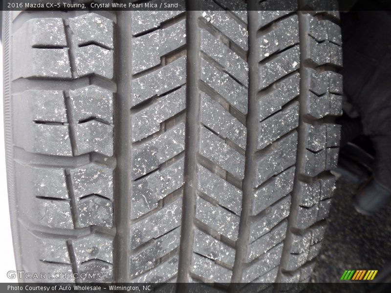 Crystal White Pearl Mica / Sand 2016 Mazda CX-5 Touring