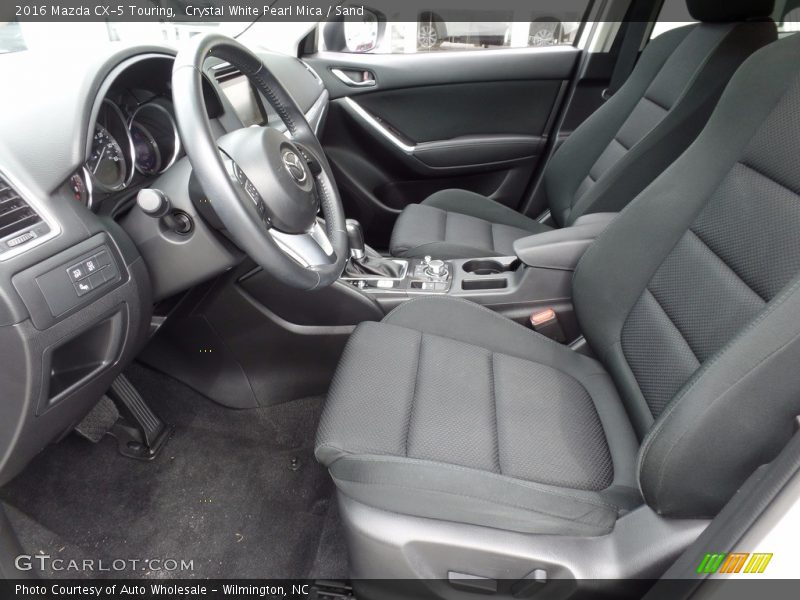 Crystal White Pearl Mica / Sand 2016 Mazda CX-5 Touring