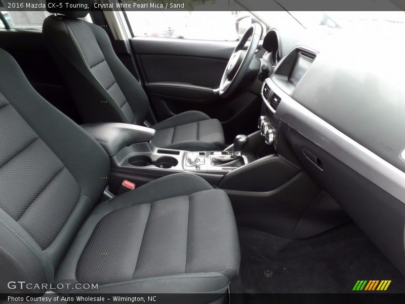 Crystal White Pearl Mica / Sand 2016 Mazda CX-5 Touring