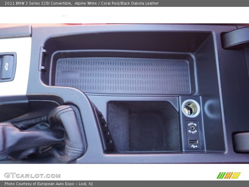 Alpine White / Coral Red/Black Dakota Leather 2011 BMW 3 Series 328i Convertible