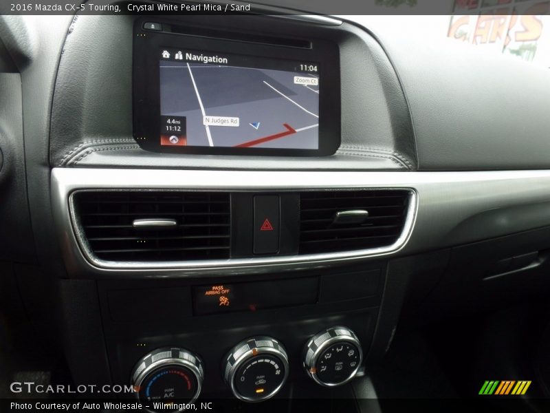 Crystal White Pearl Mica / Sand 2016 Mazda CX-5 Touring