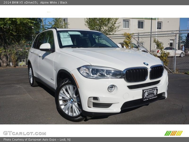 Alpine White / Black 2014 BMW X5 xDrive35i
