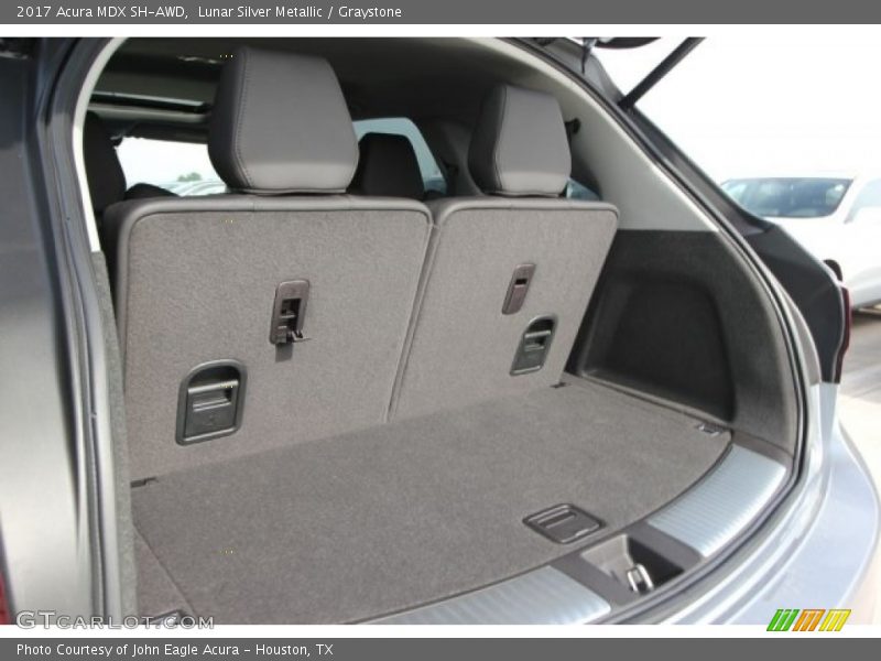 Lunar Silver Metallic / Graystone 2017 Acura MDX SH-AWD