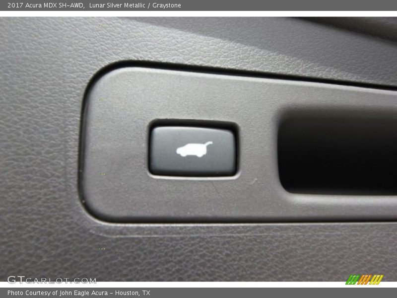 Lunar Silver Metallic / Graystone 2017 Acura MDX SH-AWD