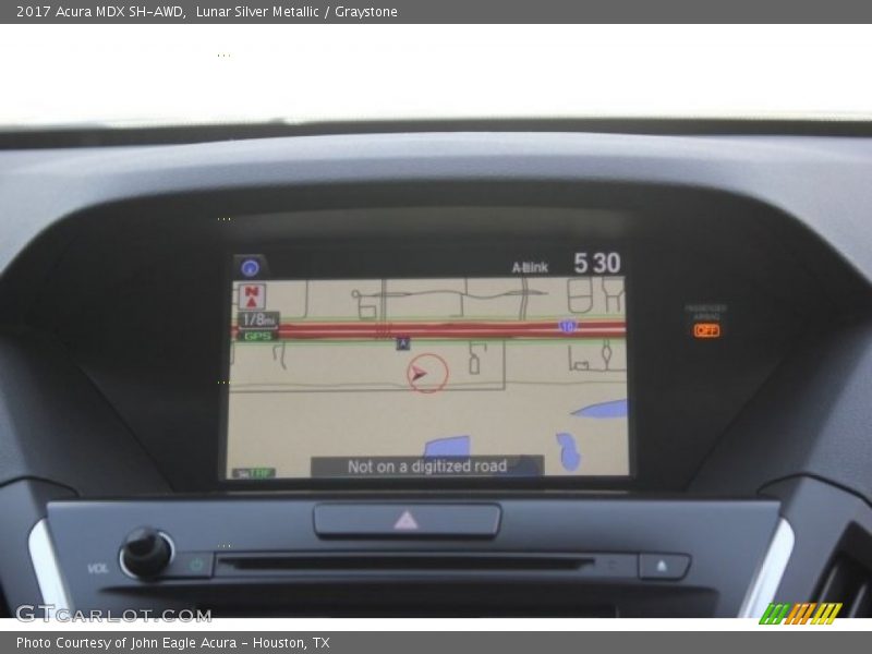 Lunar Silver Metallic / Graystone 2017 Acura MDX SH-AWD