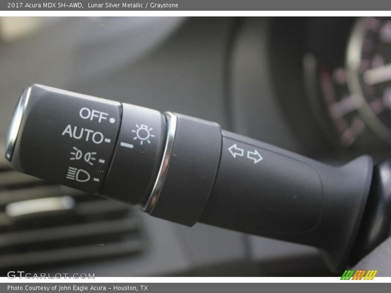Lunar Silver Metallic / Graystone 2017 Acura MDX SH-AWD