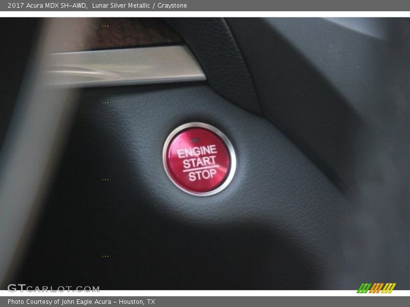 Lunar Silver Metallic / Graystone 2017 Acura MDX SH-AWD