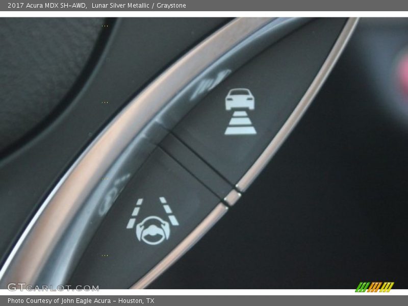 Lunar Silver Metallic / Graystone 2017 Acura MDX SH-AWD