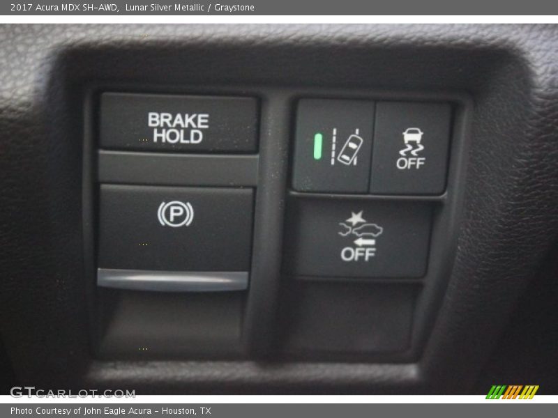 Lunar Silver Metallic / Graystone 2017 Acura MDX SH-AWD
