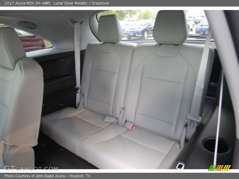 Lunar Silver Metallic / Graystone 2017 Acura MDX SH-AWD