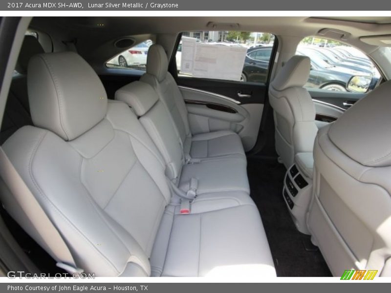 Lunar Silver Metallic / Graystone 2017 Acura MDX SH-AWD