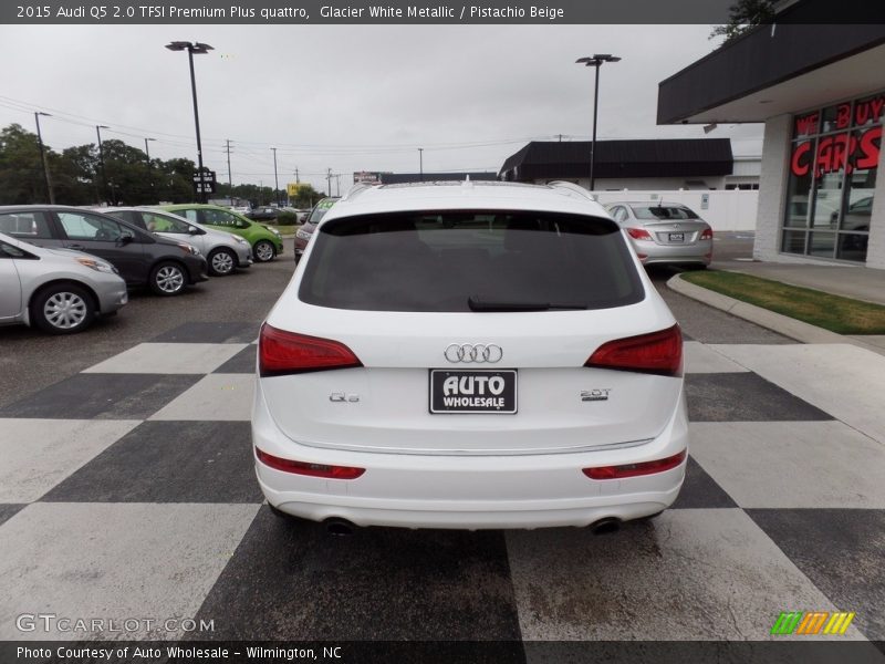 Glacier White Metallic / Pistachio Beige 2015 Audi Q5 2.0 TFSI Premium Plus quattro