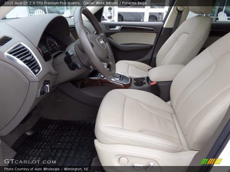 Glacier White Metallic / Pistachio Beige 2015 Audi Q5 2.0 TFSI Premium Plus quattro