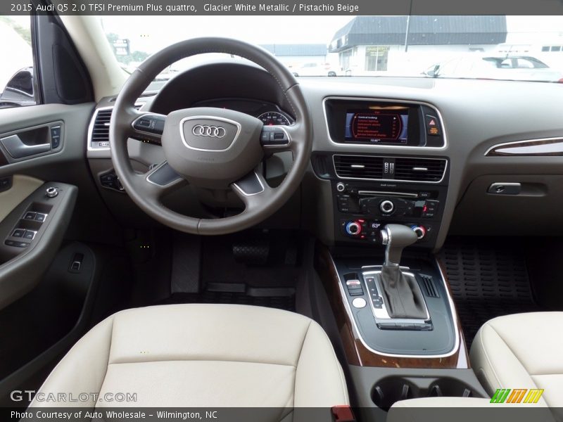 Glacier White Metallic / Pistachio Beige 2015 Audi Q5 2.0 TFSI Premium Plus quattro