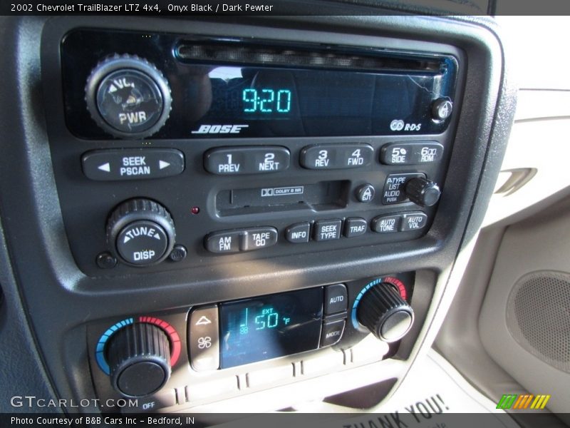 Onyx Black / Dark Pewter 2002 Chevrolet TrailBlazer LTZ 4x4