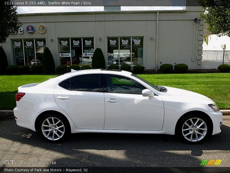 Starfire White Pearl / Ecru 2011 Lexus IS 250 AWD