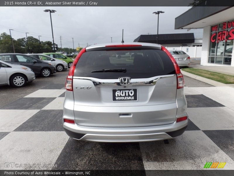 Alabaster Silver Metallic / Gray 2015 Honda CR-V EX