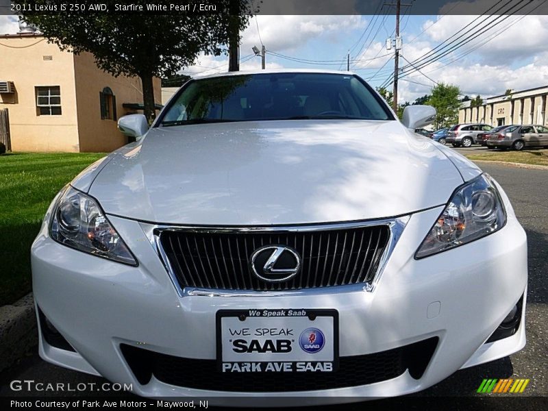 Starfire White Pearl / Ecru 2011 Lexus IS 250 AWD