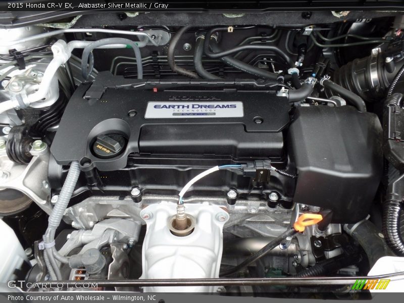 Alabaster Silver Metallic / Gray 2015 Honda CR-V EX