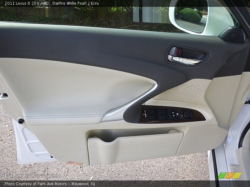 Starfire White Pearl / Ecru 2011 Lexus IS 250 AWD