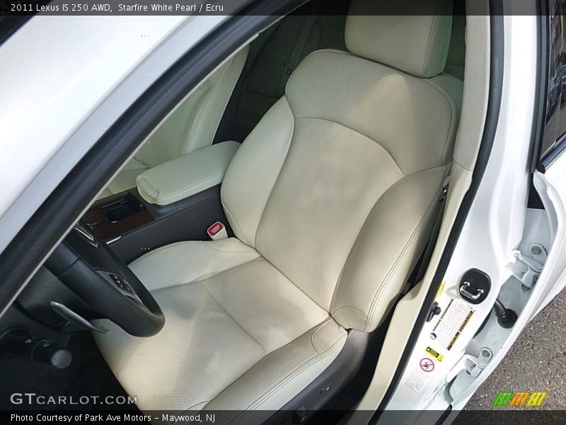 Starfire White Pearl / Ecru 2011 Lexus IS 250 AWD