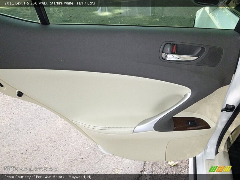 Starfire White Pearl / Ecru 2011 Lexus IS 250 AWD
