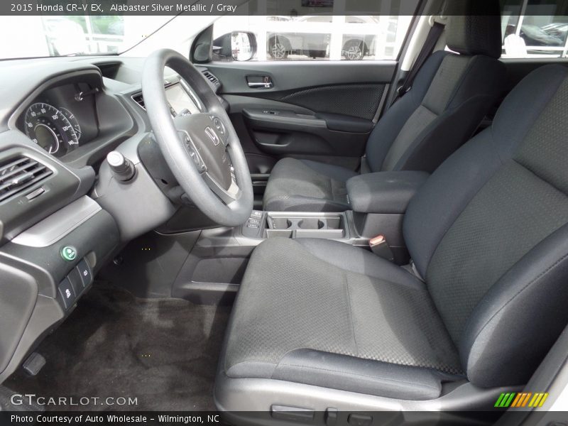 Alabaster Silver Metallic / Gray 2015 Honda CR-V EX