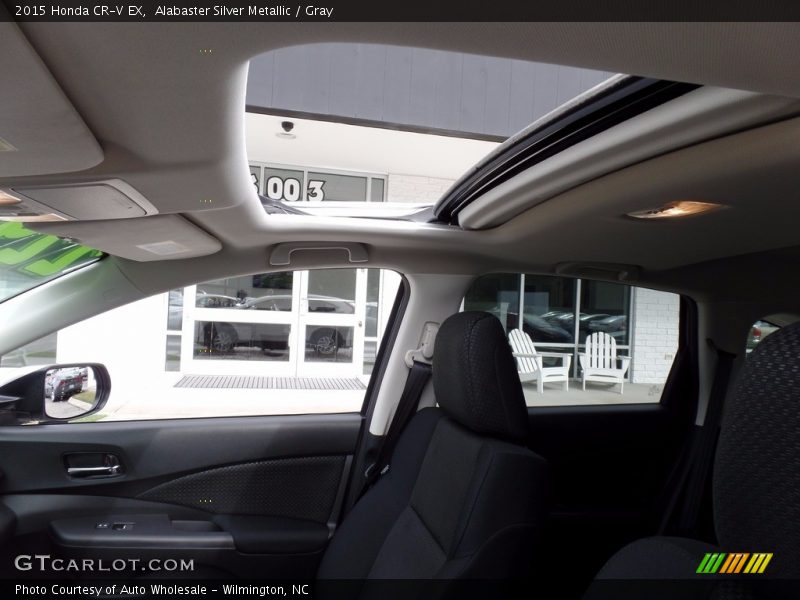 Alabaster Silver Metallic / Gray 2015 Honda CR-V EX