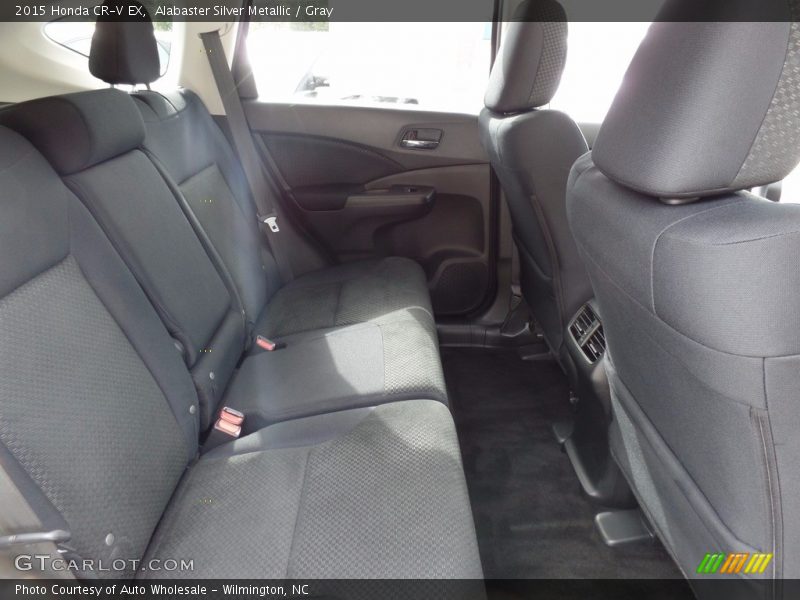 Alabaster Silver Metallic / Gray 2015 Honda CR-V EX