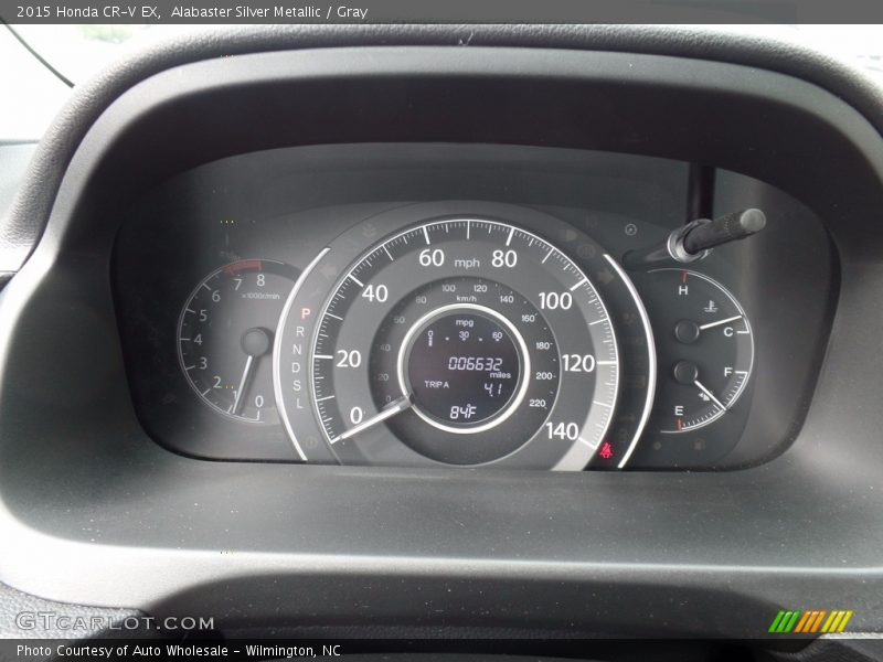Alabaster Silver Metallic / Gray 2015 Honda CR-V EX
