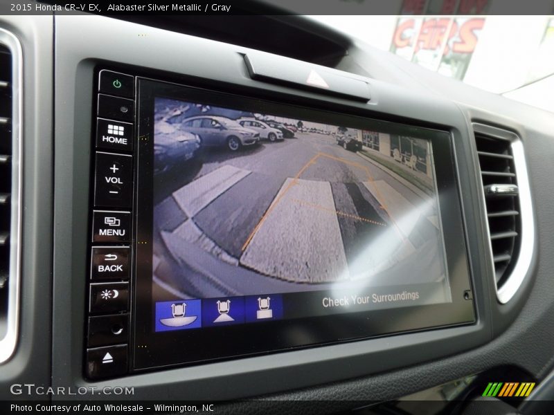 Alabaster Silver Metallic / Gray 2015 Honda CR-V EX