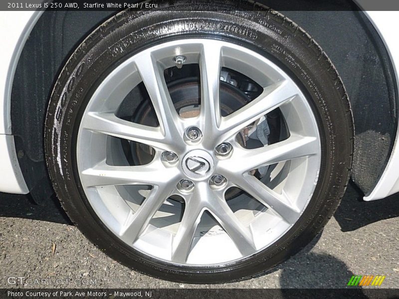 Starfire White Pearl / Ecru 2011 Lexus IS 250 AWD