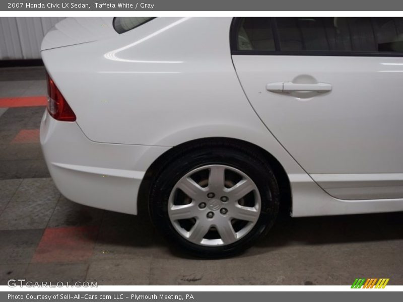 Taffeta White / Gray 2007 Honda Civic LX Sedan