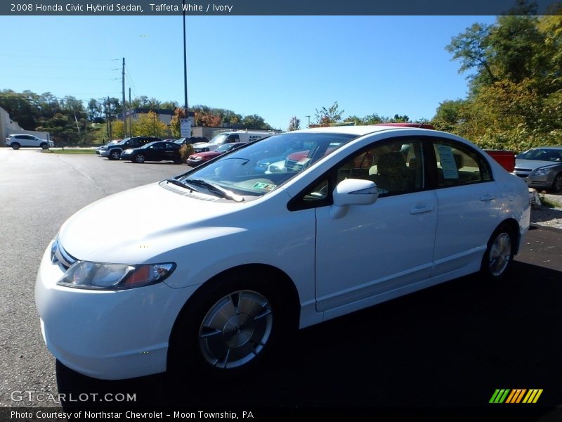 Taffeta White / Ivory 2008 Honda Civic Hybrid Sedan