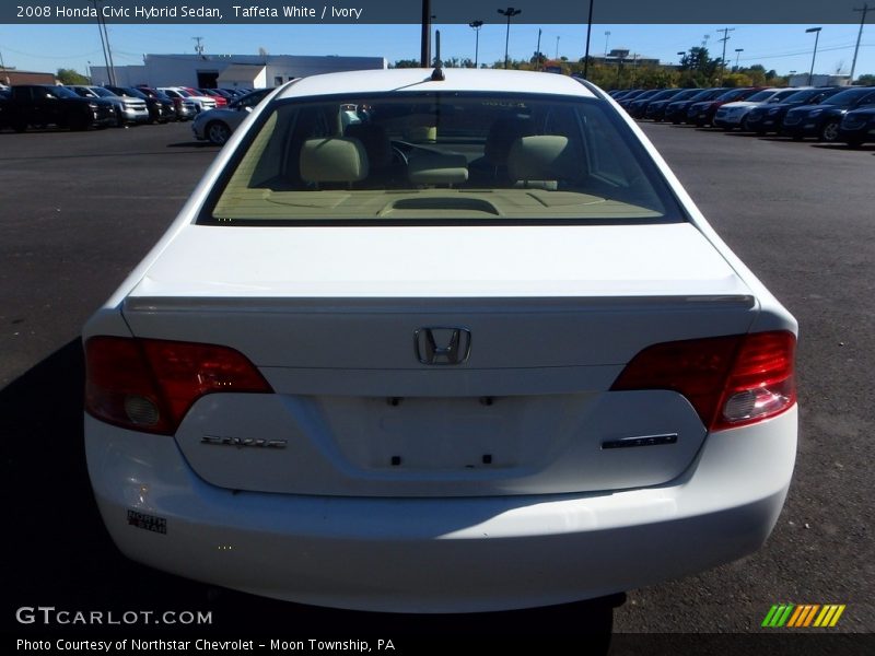 Taffeta White / Ivory 2008 Honda Civic Hybrid Sedan