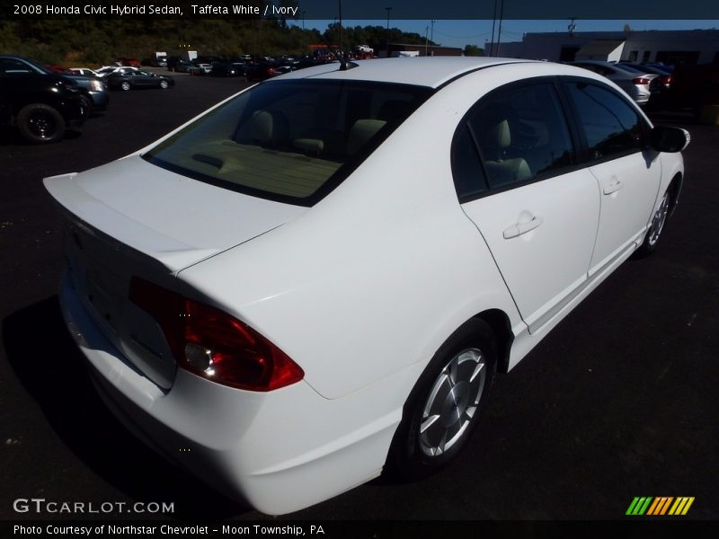 Taffeta White / Ivory 2008 Honda Civic Hybrid Sedan