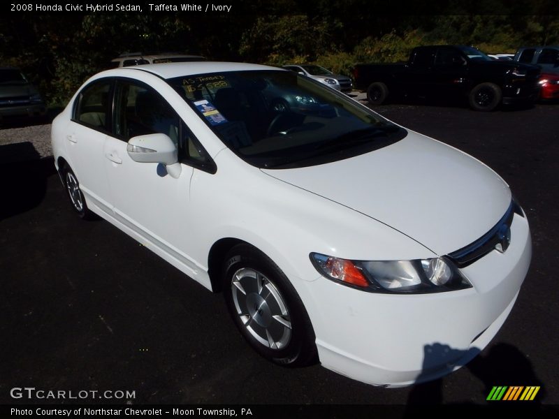Taffeta White / Ivory 2008 Honda Civic Hybrid Sedan