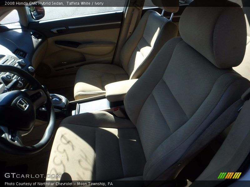 Taffeta White / Ivory 2008 Honda Civic Hybrid Sedan