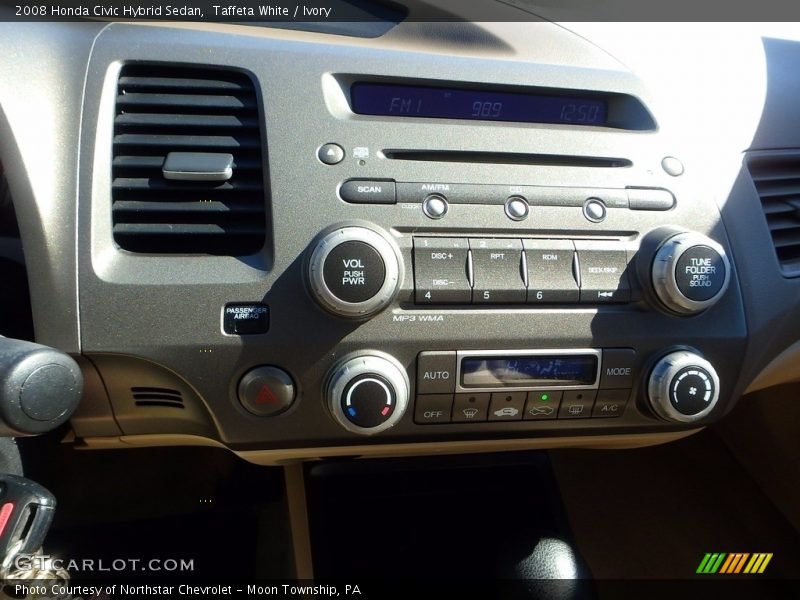 Taffeta White / Ivory 2008 Honda Civic Hybrid Sedan
