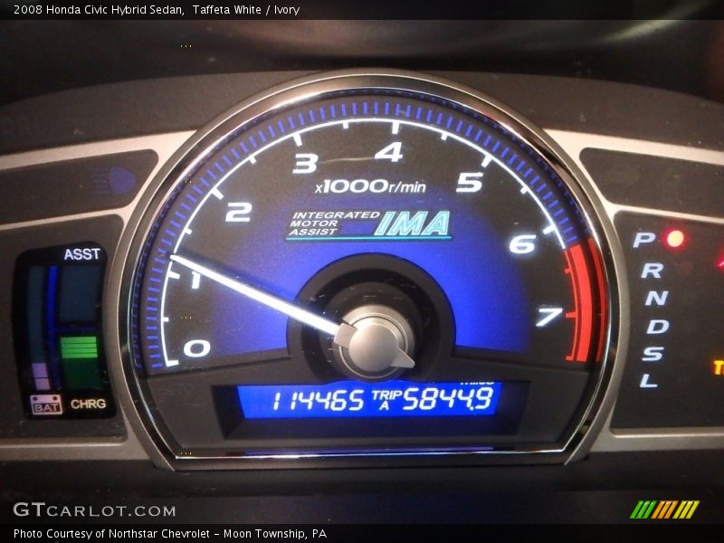 Taffeta White / Ivory 2008 Honda Civic Hybrid Sedan