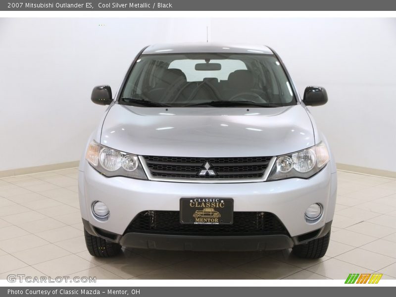 Cool Silver Metallic / Black 2007 Mitsubishi Outlander ES