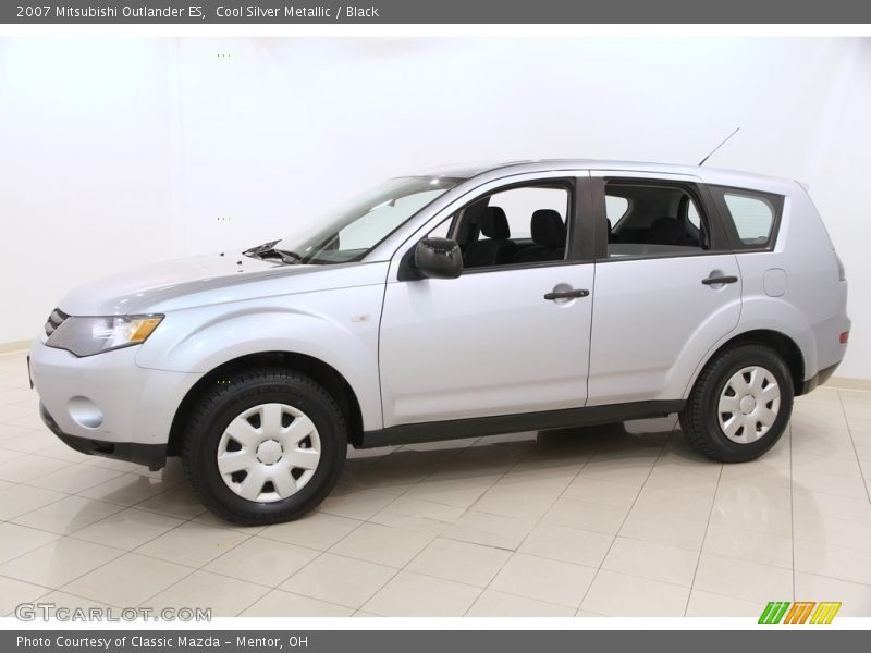 Cool Silver Metallic / Black 2007 Mitsubishi Outlander ES