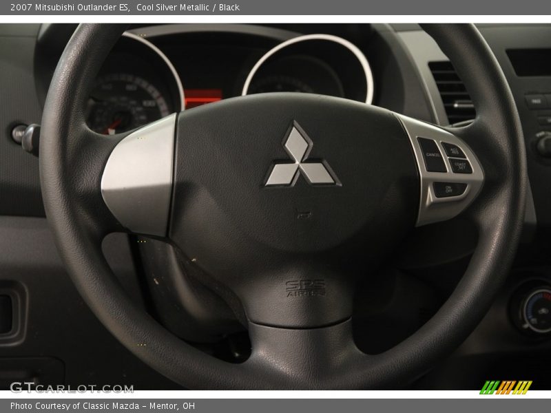 Cool Silver Metallic / Black 2007 Mitsubishi Outlander ES