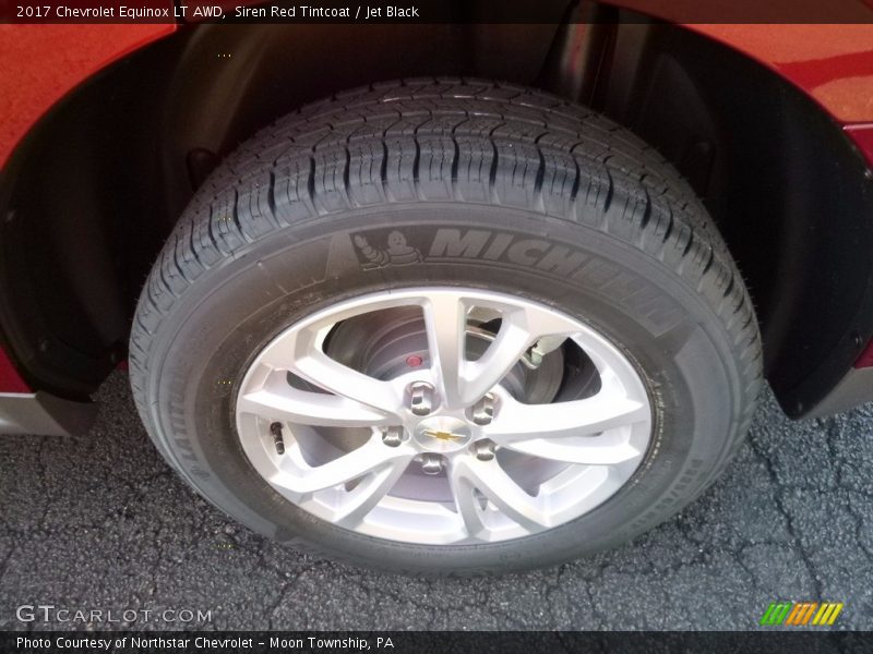 Siren Red Tintcoat / Jet Black 2017 Chevrolet Equinox LT AWD