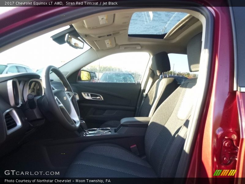 Siren Red Tintcoat / Jet Black 2017 Chevrolet Equinox LT AWD