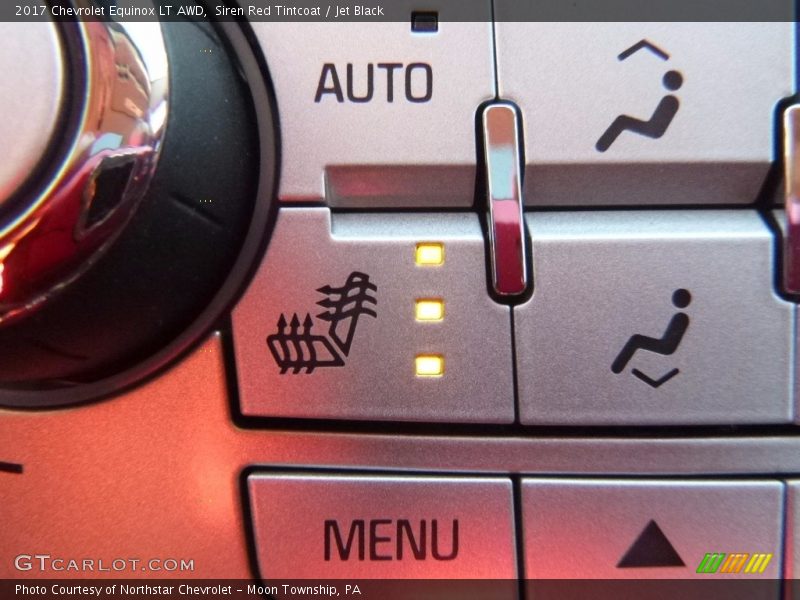 Siren Red Tintcoat / Jet Black 2017 Chevrolet Equinox LT AWD