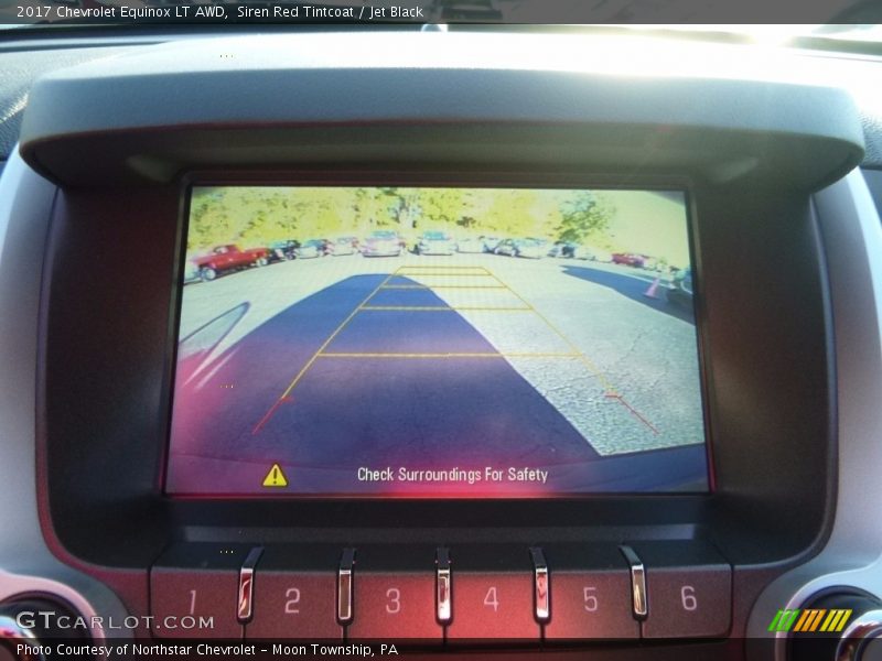 Siren Red Tintcoat / Jet Black 2017 Chevrolet Equinox LT AWD